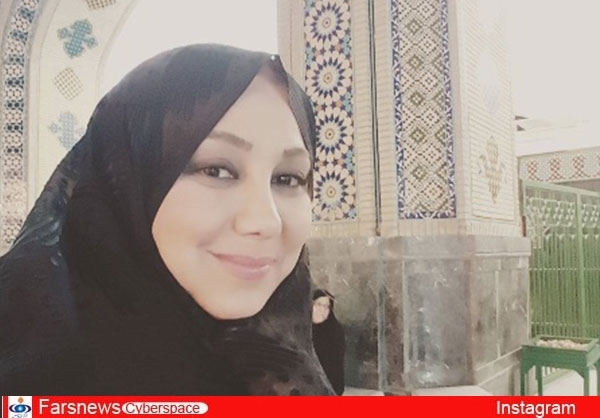 چادر سر کردن بهنوش بختیاری+عکس