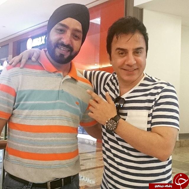 عکس/ عمو پورنگ و دوست هندی اش