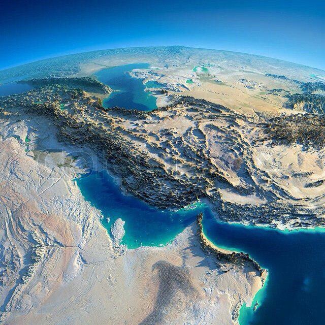 آخرین عکس ماهواره ای از فلات ایران