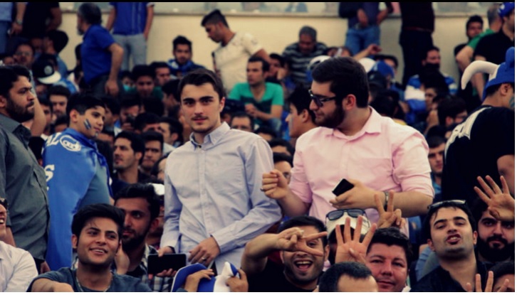فرزند سید حسن خمینی در داربی/ تصویر