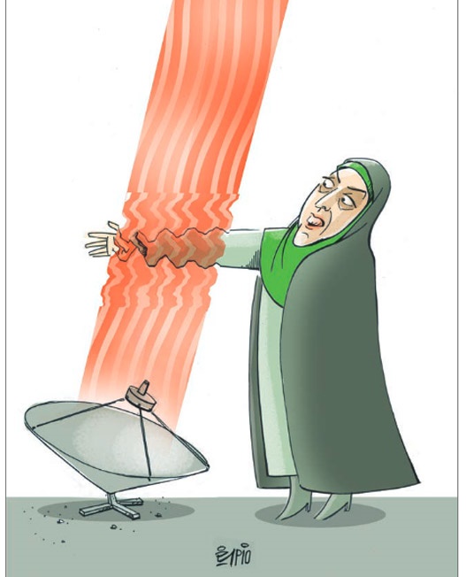 کاریکاتور/ ابتکار در برابر پارازیت ها!