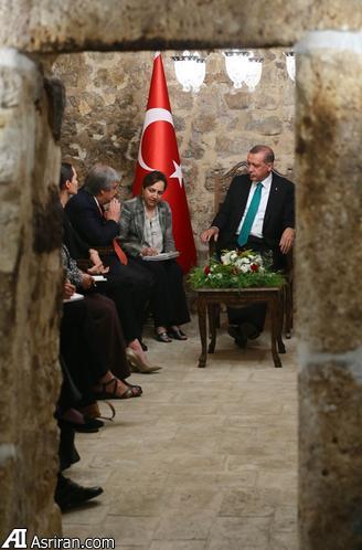 دیدار آنجلینا جولی با اردوغان +عکس