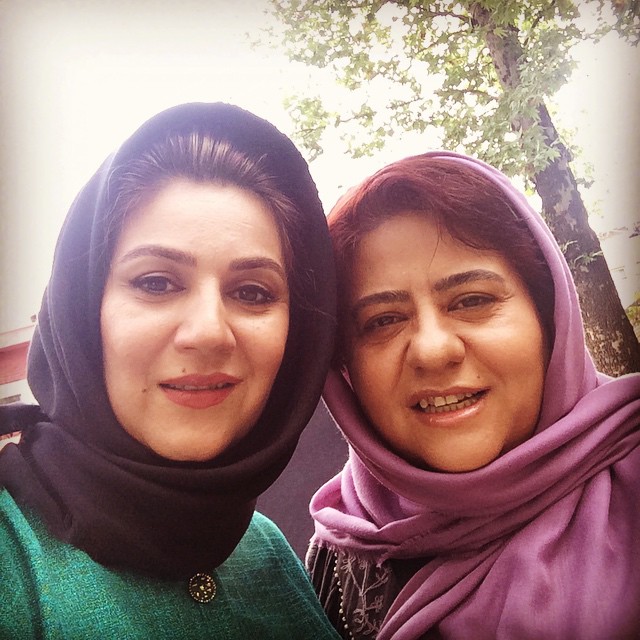 ستاره اسکندری و رابعه اسکویی سرصحنه فیلم+عکس