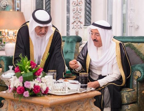 سفره افطاری پادشاه عربستان /عکس