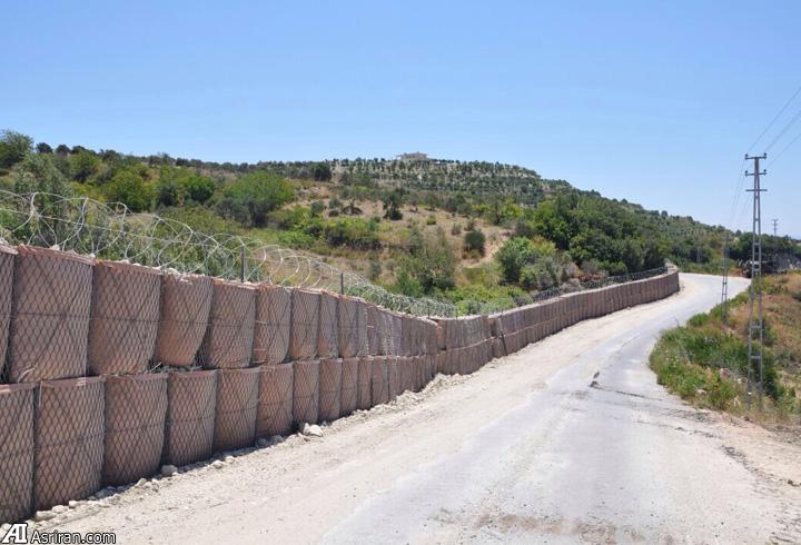 دیوارکشی در مرز ترکیه با سوریه+تصاویر