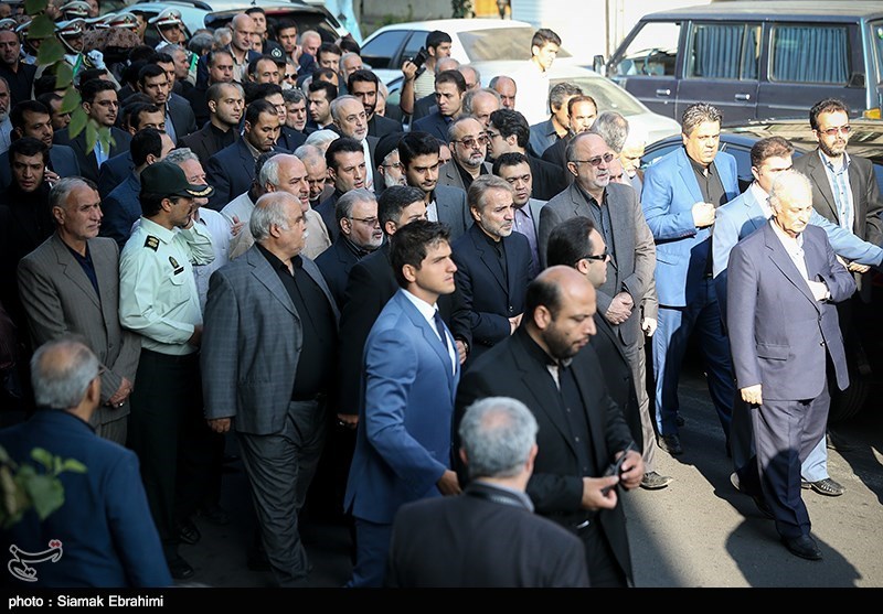 ترافیک چهره ها در مراسم تشییع پیکر مرحوم «یوسف نوبخت» +تصاویر