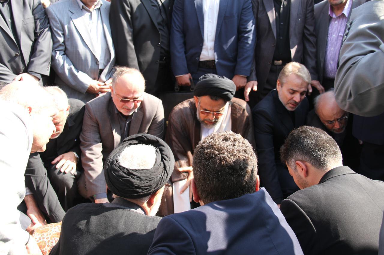 ترافیک چهره ها در مراسم تشییع پیکر مرحوم «یوسف نوبخت» +تصاویر