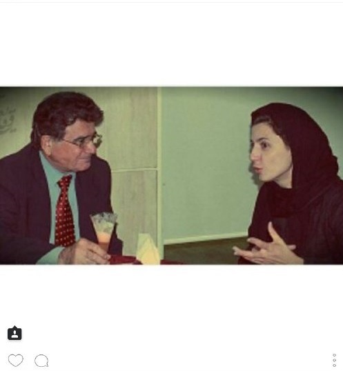 تبریک لیلا حاتمی به شجریان به مناسبت تولدش+عکس