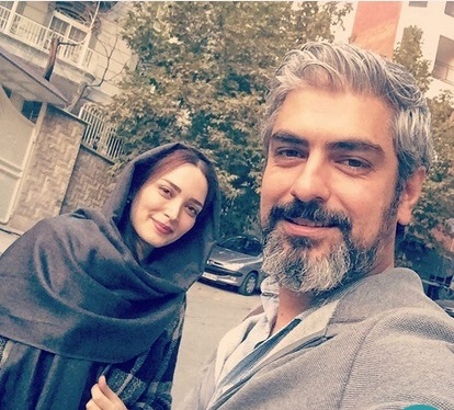 عکس/ سلفی مهدی پاکدل با همسرش