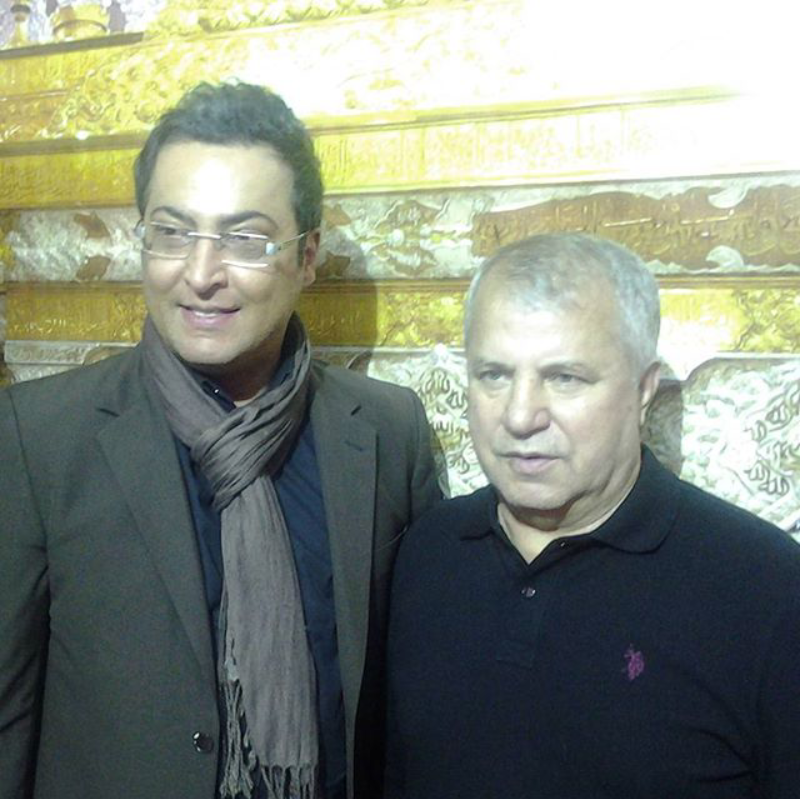 تصویر/ علی پروین، میناوند و پنجعلی در هیات عزاداری