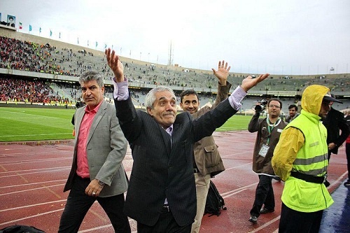 حرکات موزون سرپرست پرسپولیس+تصویر