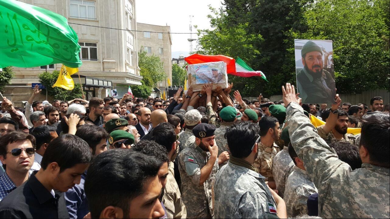 پیکر «فرمانده شهید» تشییع شد + تصاویر