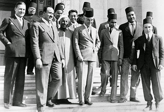 عکس/ چارلی چاپلین در سفر مصر
