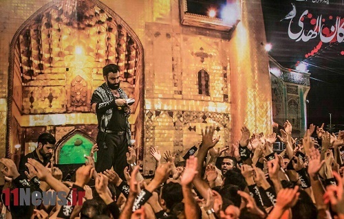 سوگواری مهدی طارمی در عزای امیرالمؤمنین+تصاویر