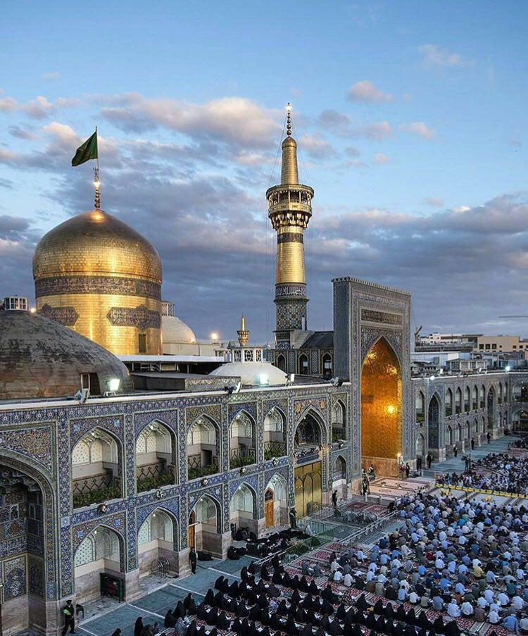 عکس/ غروب دلنشین حرم امام رضا