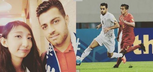 دخترچینی که عاشق مدافع تیم ملی شد!+عکس
