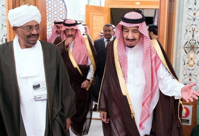 دیدار پادشاه عربستان و عمر البشیر