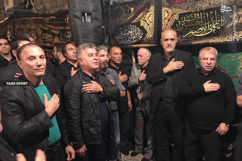 حضور پروین در مراسم عزاداری/ عکس