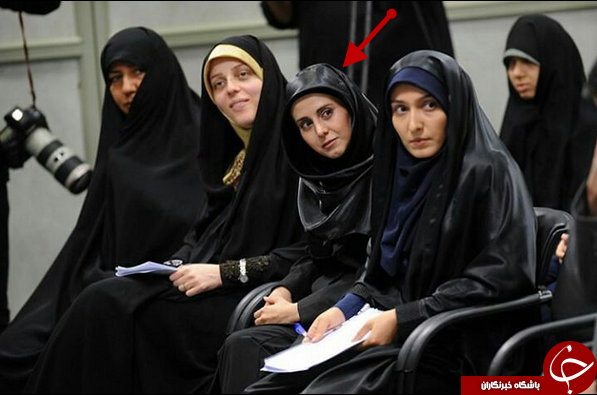 دختر خاص دیدار نخبگان با رهبری کیست؟+عکس