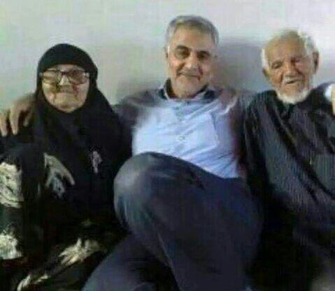پدر سردار سلیمانی درگذشت