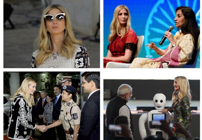 سفر جنجال برانگیز ایوانکا ترامپ به هند + عکس