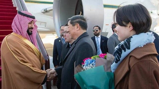 بازدید محمد بن سلمان از دیوار چین+عکس