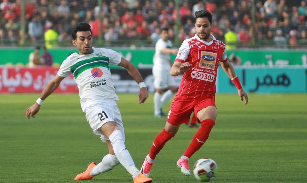دبل بختیار مقابل پرسپولیس+عکس
