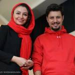 ست کردن قرمز خانم و آقای بازیگر | عکس