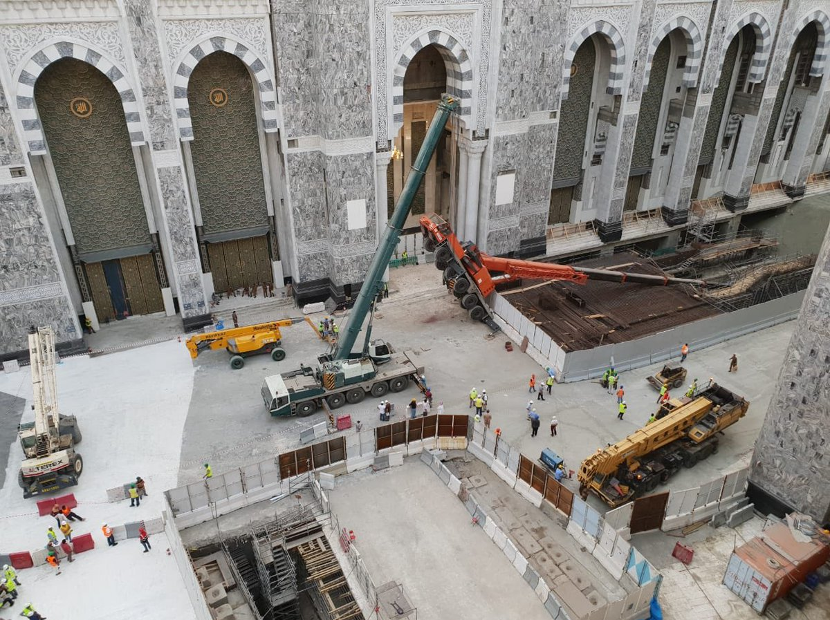 سقوط  یک جرثقیل در مسجدالحرام+عکس