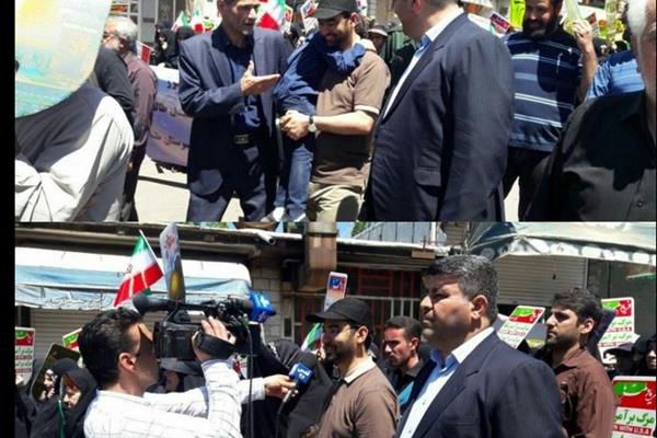 تیپ اسپرت آقای وزیر در روز قدس