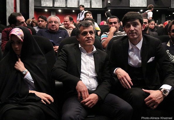 یاسر هاشمی در رونمایی از فیلم مستند بهاره افشاری+عکس
