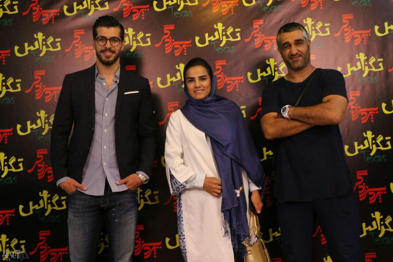 سعید عزت اللهی و خانم گل فوتبال آسیا+عکس