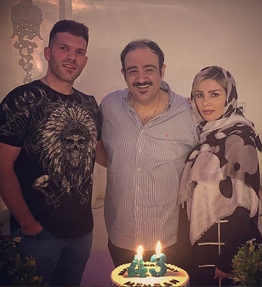 عکس خانوادگی مهران غفوریان