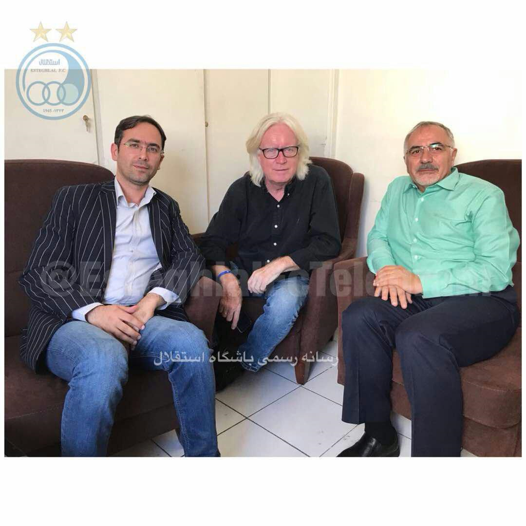 جلسه شفر با سرپرست باشگاه استقلال+عکس
