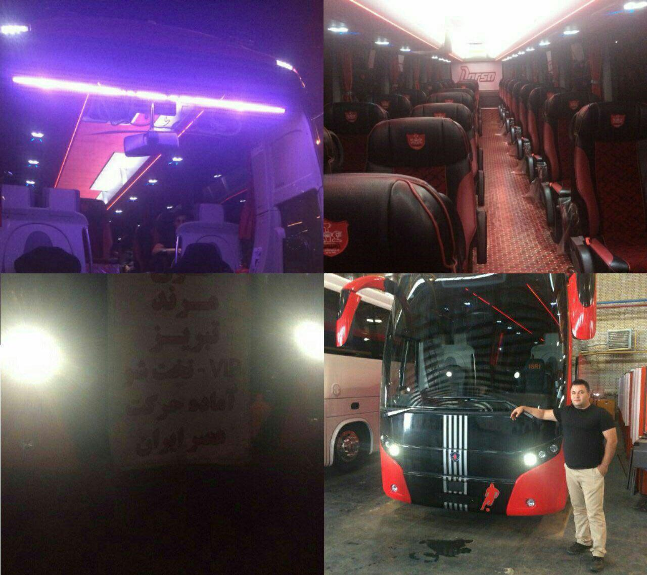 اتفاق باورنکردنی برای اتوبوس پرسپولیس+ عکس