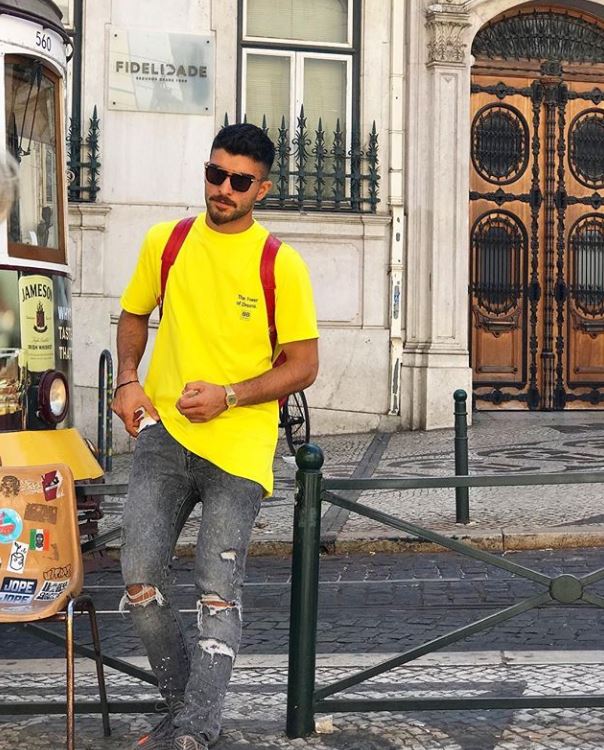شلوار منشوری عابدزاده در پرتغال! +عکس