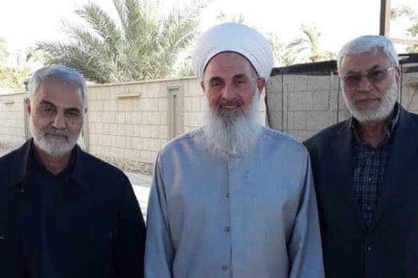 هدیه سردار سلیمانی به مفتی اهل سنت عراق+عکس