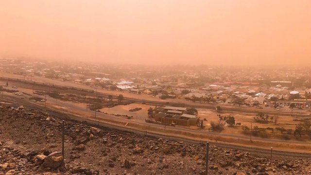 طوفان شن در استرالیا