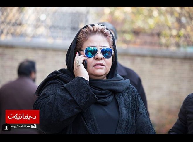 عکس/ رابعه اسکویی در مراسم تشییع پیکر پیام صابری