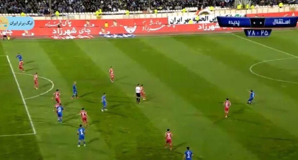 گل استقلال به اشتباه آفساید اعلام شد