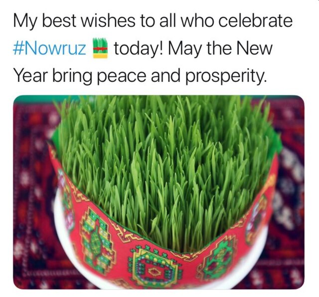 پیام نوروزی هلگا اشمید+عکس