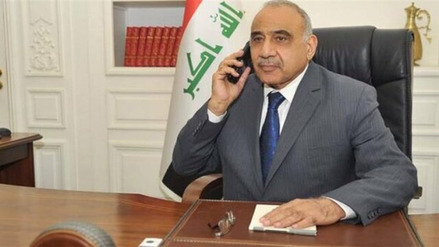 تبریک عادل عبدالمهدی به محمد توفیق علاوی