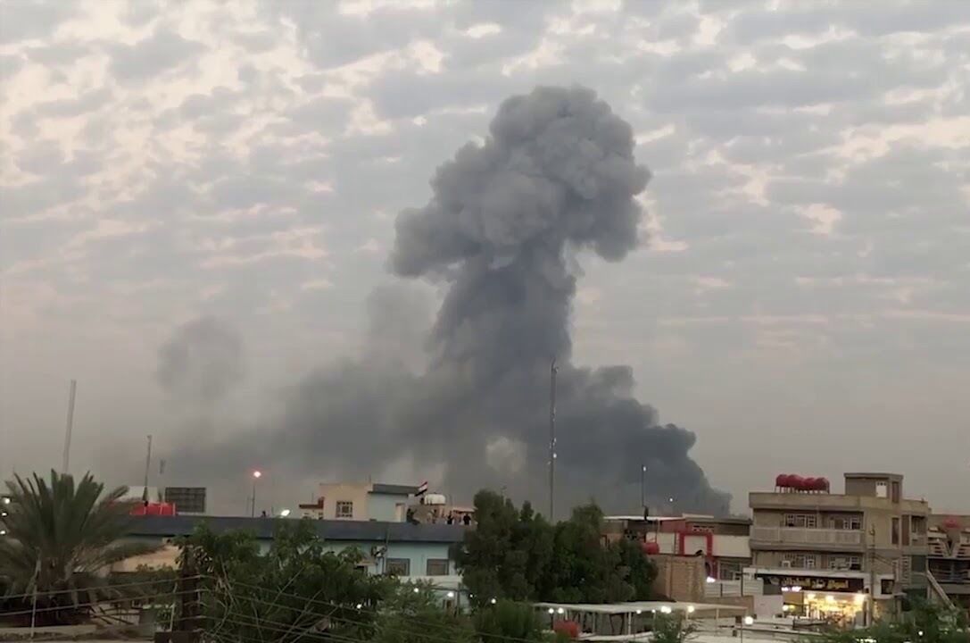 انفجار در شرق بغداد انفجار در شرق بغداد