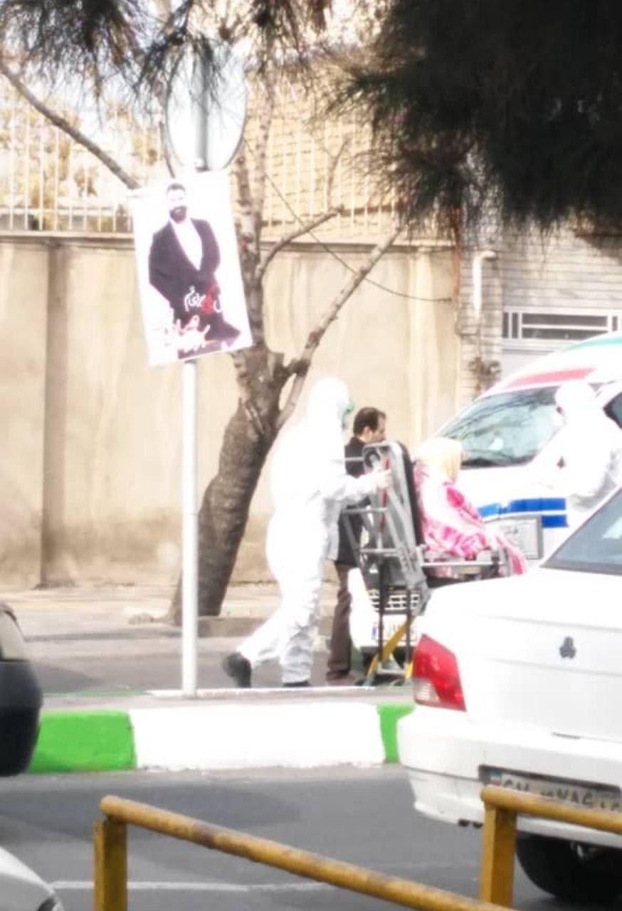عکسی از بیمار مبتلا به کرونا در قم