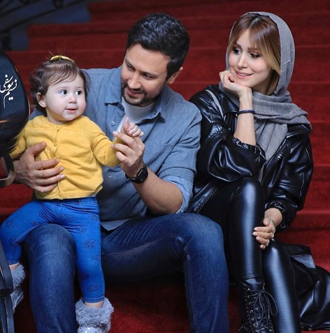 شاهرخ استخری و همسرش /عکس
