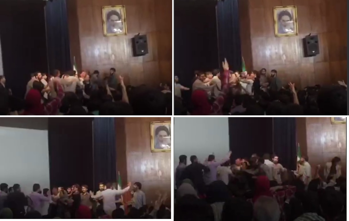 تجمع و تنش در دانشگاه تهران
