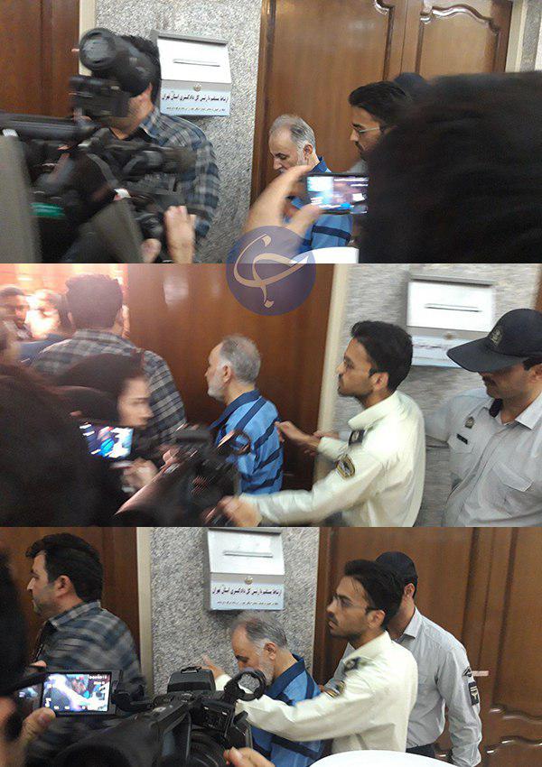 اولین عکس از ورود خانواده نجفی به دادگاه کیفری