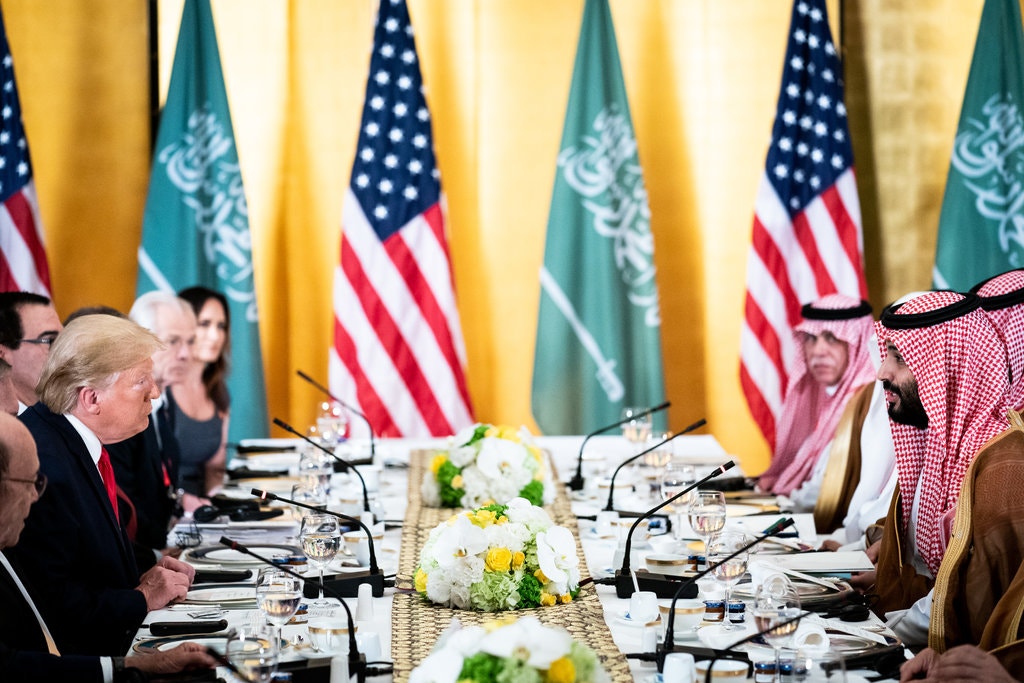 دیدار ترامپ و بن سلمان در ژاپن دیدار ترامپ و بن سلمان در ژاپن