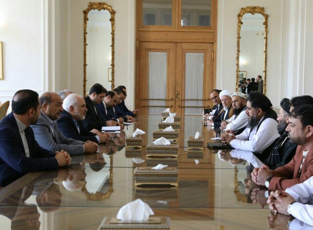 دیدار رییس مجلس سنای افغانستان با ظریف دیدار رییس مجلس سنای افغانستان با ظریف