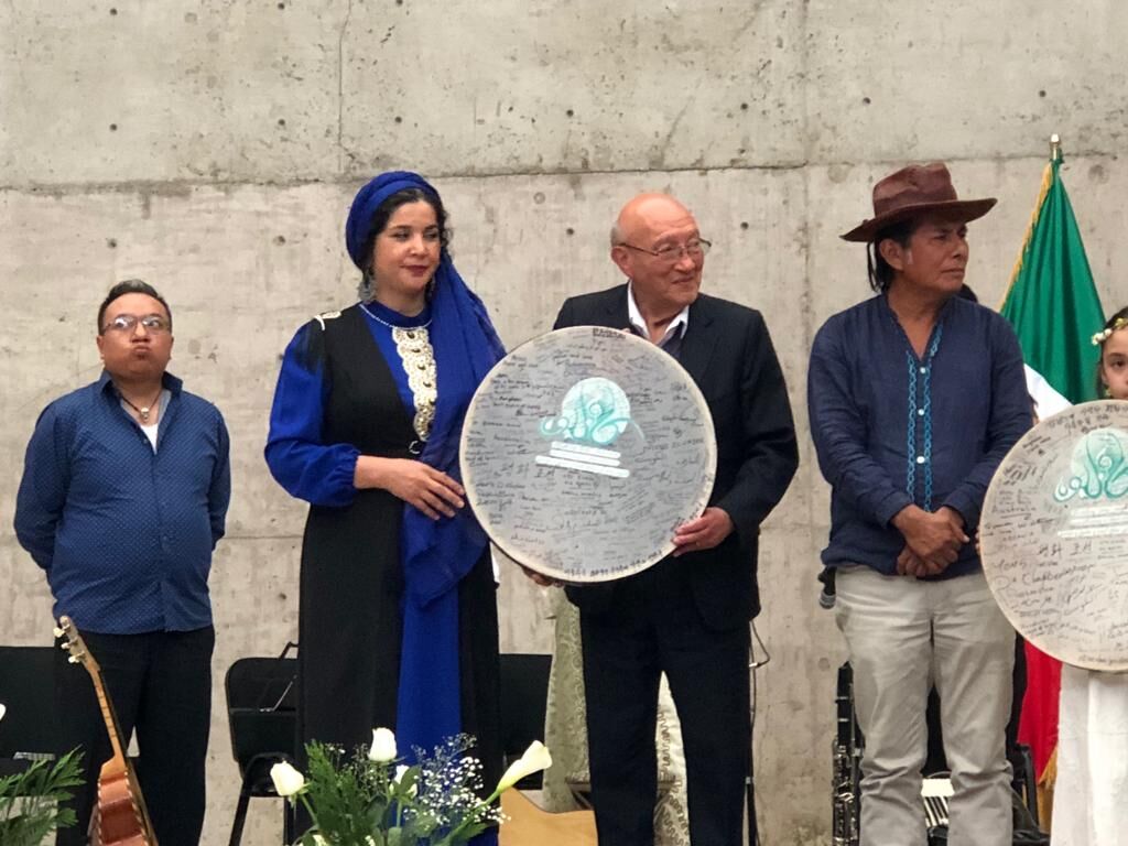 رونمایی از دف ایرانی در مرز مکزیک